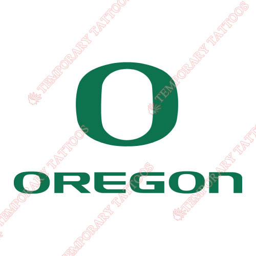 Oregon Ducks Customize Temporary Tattoos Stickers NO.5790